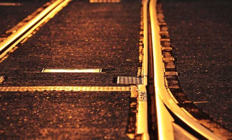 track, transportation, ground, rail, train, commute, pavement, train, train, train, train, train